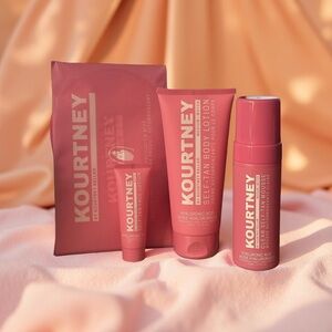 Kourtney Keller Tanning Set (4) with Hyaluronic Acid